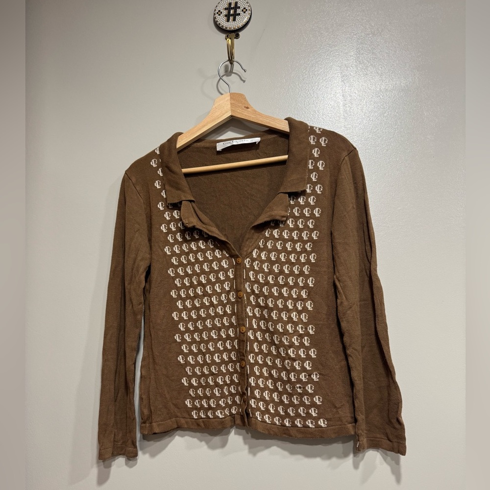 Guy Laroche Paris vintage  sweater Cardigan, size 38